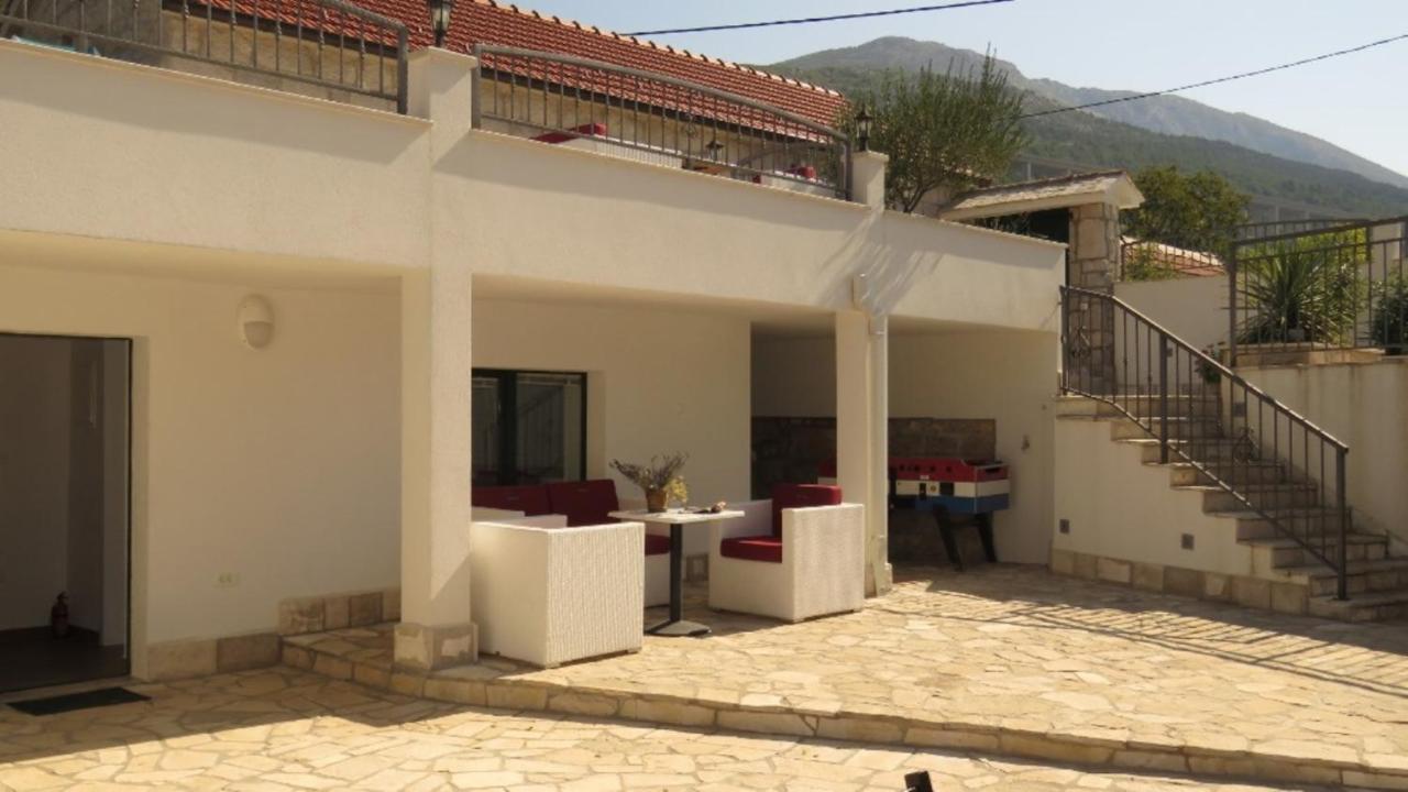Donje RascaneDvori Stipanovi With Heated Pool And Jacuzzi别墅 外观 照片
